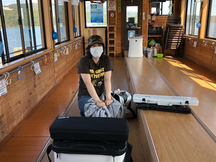 2021年10月5日 ドーム船ワカサギ釣り