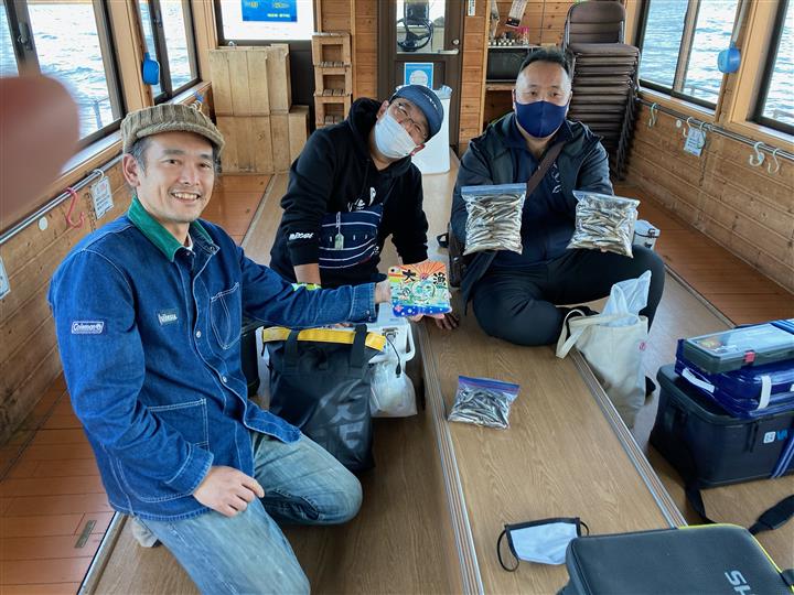 2021年12月2日 ワカサギ釣果報告