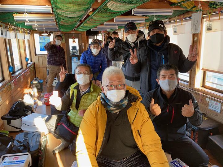 2022年1月3日 ワカサギ釣果報告