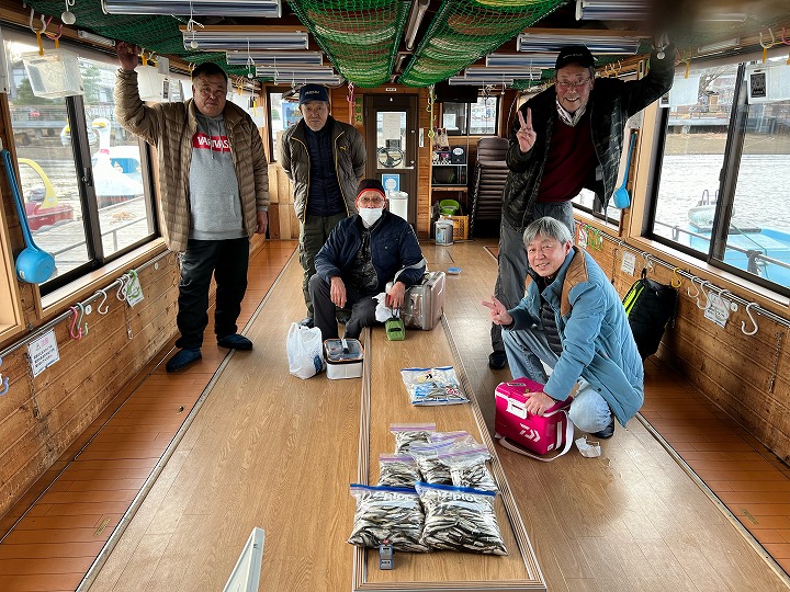 2024年1月10日　わかさぎ釣果報告