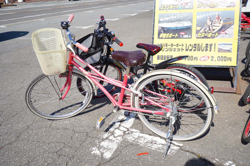 つちやボート 山中湖をのんびり散策 サイクリング